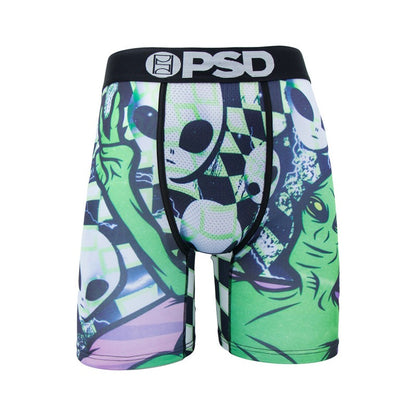 PSD Men's Underwear Printed Sports Running Fitness Boxing Flat Corner Underwear